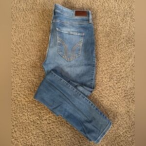 Hollister High Rise Super Skinny Medium Wash Jeans